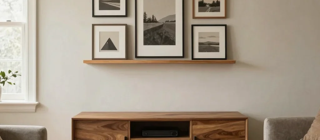 Make the Living Room Wall Work Harder